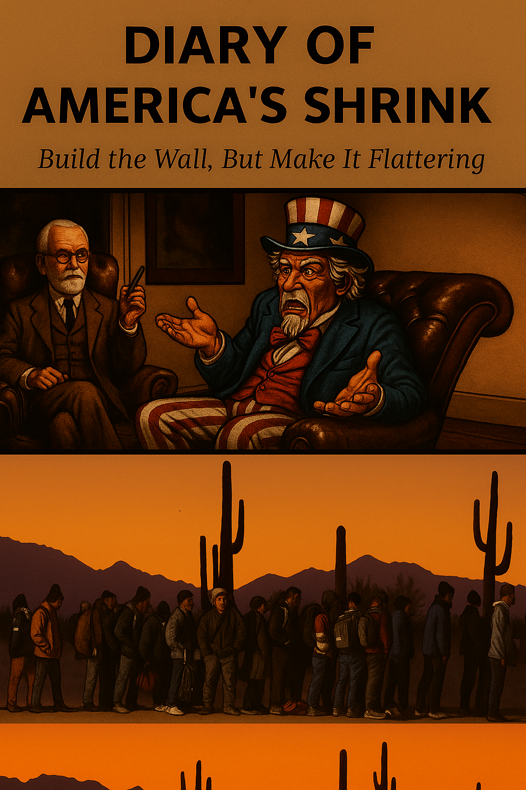 You are currently viewing DIARY OF AMERICA’S SHRINK #7: “Build the Wall, But Make It Flattering”