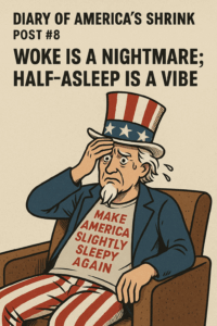 Read more about the article DIARY OF AMERICA’S SHRINK #8: Woke Is a Nightmare; Half-Asleep Is a Vibe