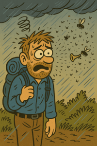 Read more about the article Guest Post: We Thought the Rain Was Bad. Then Came the Midges.
